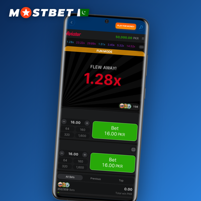 Mostbet Aviator dual bet tile showing two bet slips with different cash-out multipliers
