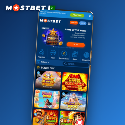 Neon-lit slot reel with fruit and 7 symbols at Mostbet online casino